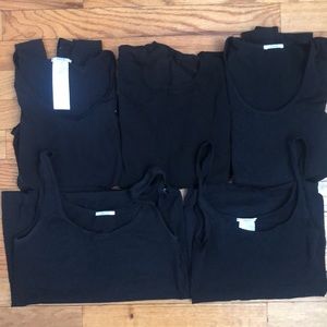 Wolford bodysuit & tank Lot - Black